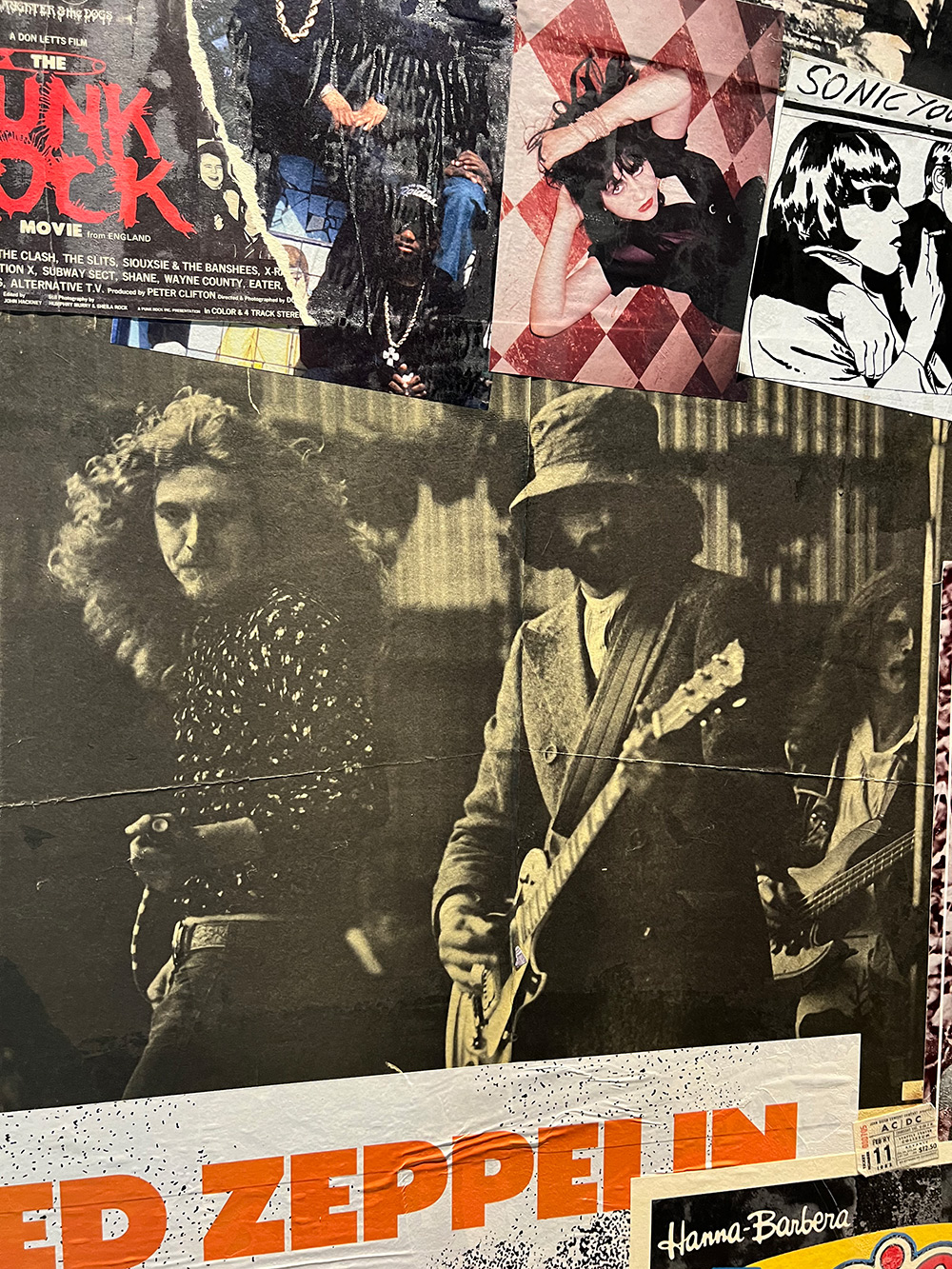 music posters collage