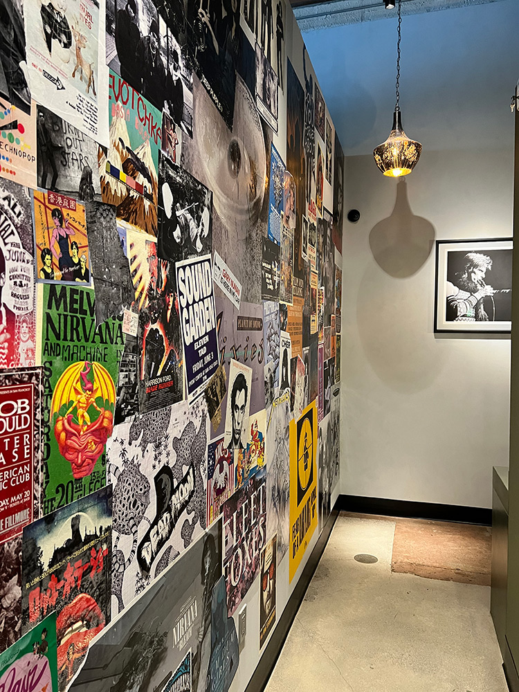 music posters collage