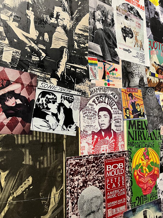 music posters collage