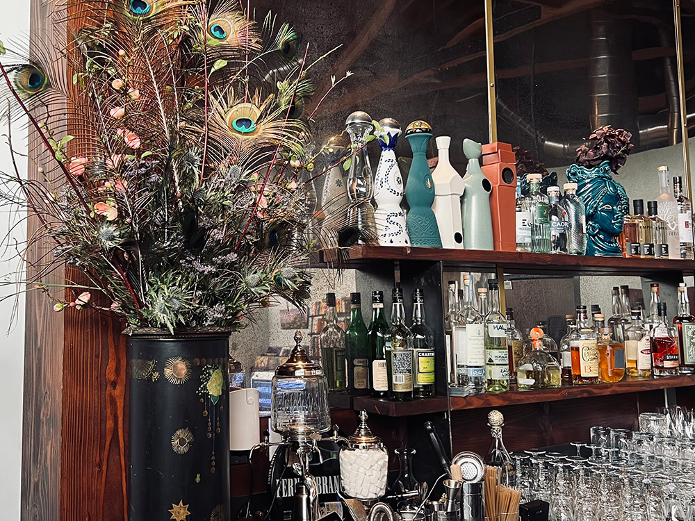 eclectic bar in downtown Napa